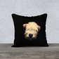 Wheaten Puppy Pillow Case Black - The Wheaten Store 