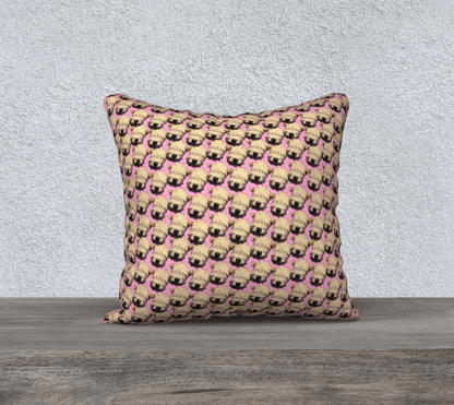 Wheaten Puppy Pillow Case - Candy Pink 🇨🇦 - the Wheaten Store