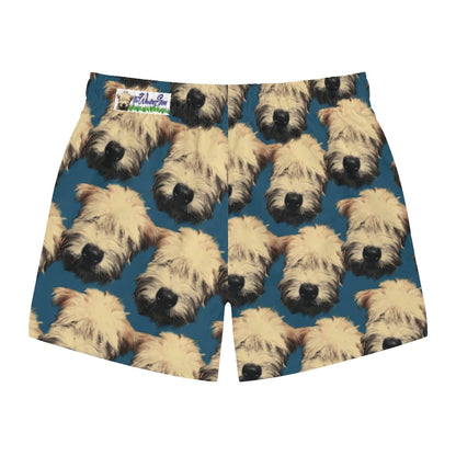 Wheaten puppy men’s swimsuit