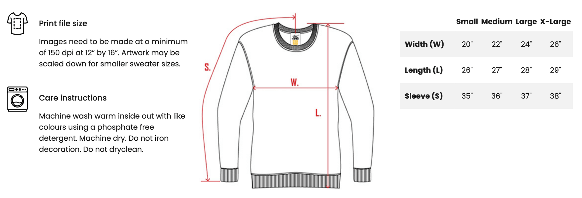the-wheaten-store-wheaten-puppy-unisex-sweatshirt-black-crewneck-sweatshirt - size chart