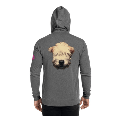 The Wheaten Store men zipped Hoodie