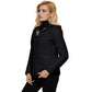 wheaten Puppy Women's Hooded Quilted Jacket - Black