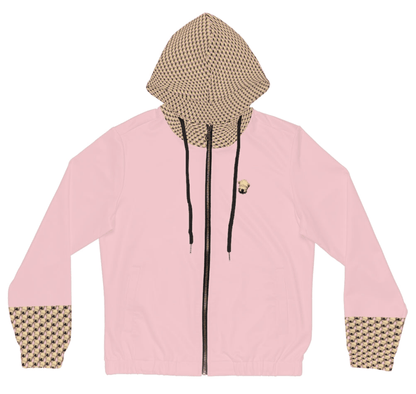 Wheaten Puppy Zipped Hoodie - Women - Ballet Pink - the wheaten store