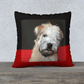 Young Wheaten Cushion Cover - Red 🇨🇦 - The Wheaten Store